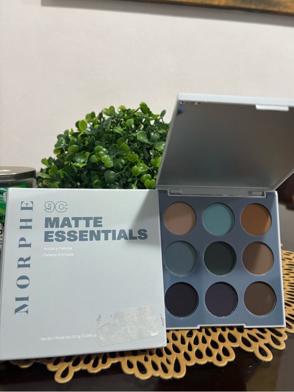Morphe 9C Matte Essentials Eyeshadow Palette - Neutral Browns & Greens